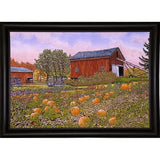 Pumpkin Patch-THEWIN9572 Print 18.5"x27.5" by Thelma Winter