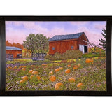 Pumpkin Patch-THEWIN9572 Print 18.5"x27.5" by Thelma Winter
