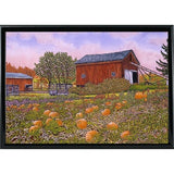 Pumpkin Patch-THEWIN9572 Print 18.5"x27.5" by Thelma Winter