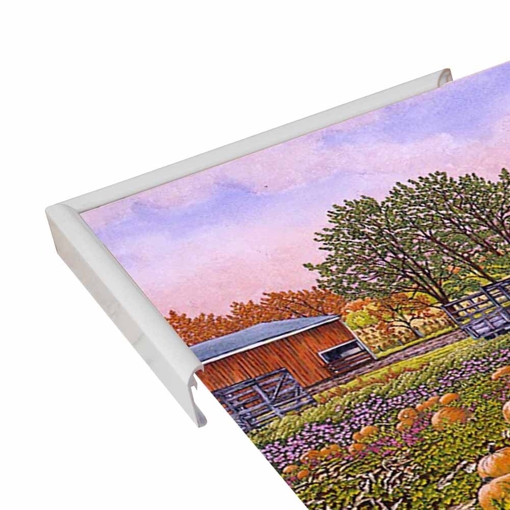 Pumpkin Patch-THEWIN9572 Print 18.5"x27.5" by Thelma Winter