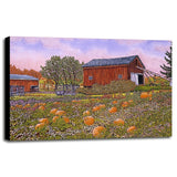 Pumpkin Patch-THEWIN9572 Print 18.5"x27.5" by Thelma Winter