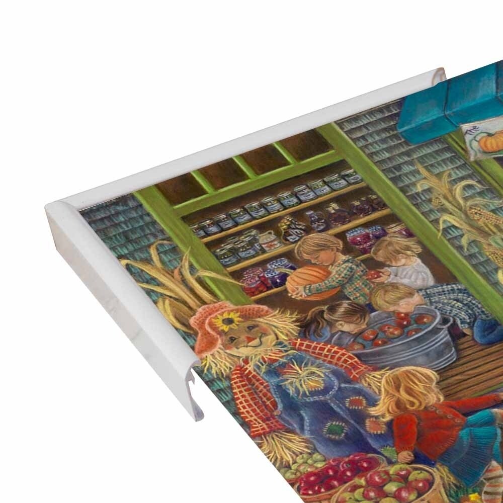 Pumpkin Time-TRIREI103215 Framed Print 26.75"x38" by Tricia Reilly-Matthews