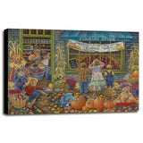 Pumpkin Time-TRIREI103215 Framed Print 26.75"x38" by Tricia Reilly-Matthews