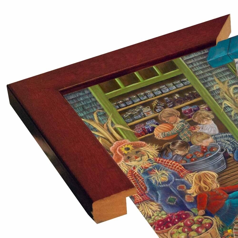 Pumpkin Time-TRIREI103215 Framed Print 26.75"x38" by Tricia Reilly-Matthews