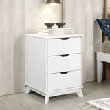 Purcell Wood 3 Drawer Nightstand