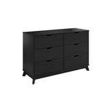 Purcell Wood 6 Drawer Dresser
