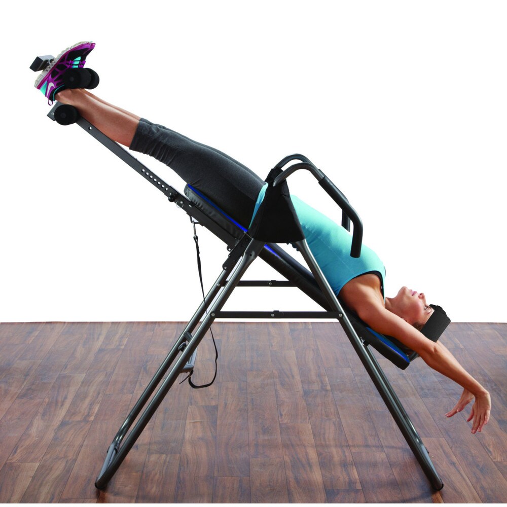 Pure Fitness Deluxe Inversion Table - Blue