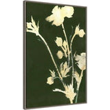 Pure Floral Nature 6 by Design Fabrikken Framed Canvas Wall Art Print - Sylvie Greywash