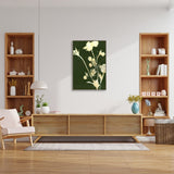 Pure Floral Nature 6 by Design Fabrikken Framed Canvas Wall Art Print - Sylvie Greywash