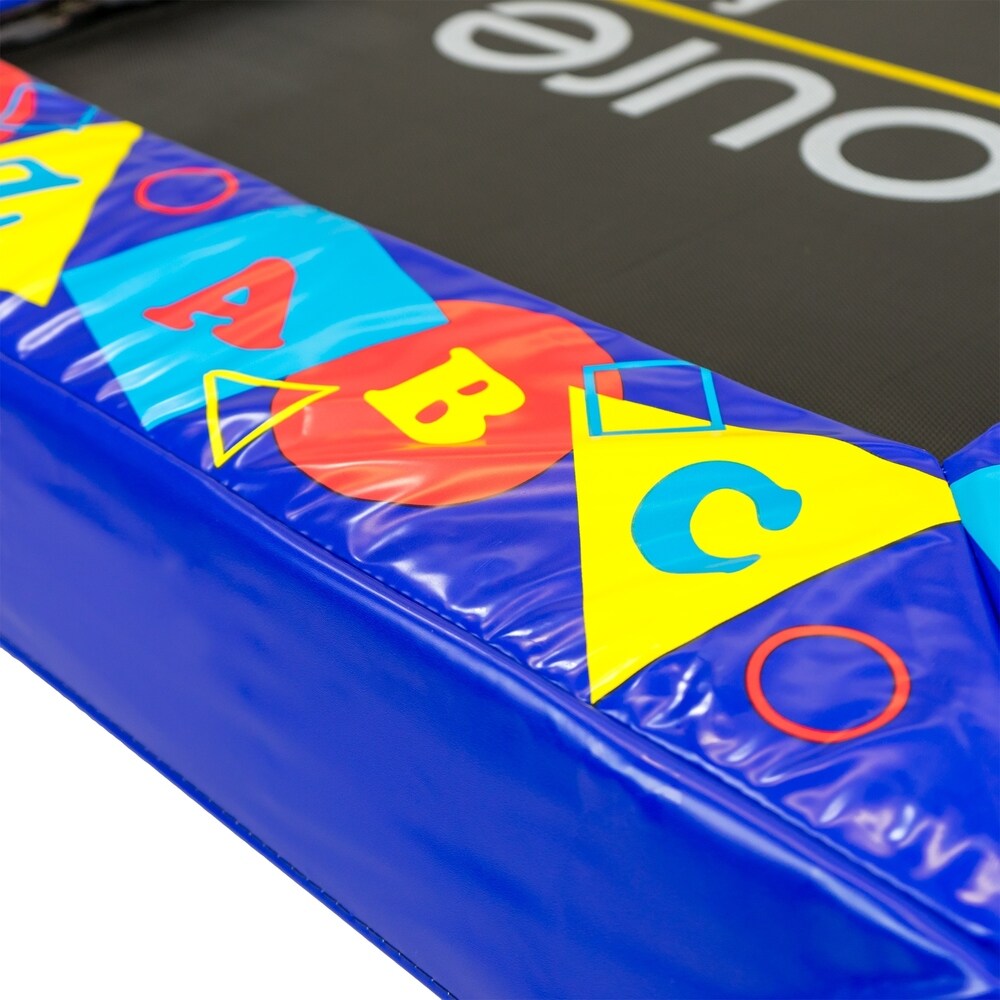 Pure Fun Preschool Jumper Kids Trampoline with Handrail