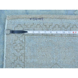 Pure Wool Stone Wash Oushak Hand-knotted Oriental Rug - 8'1" x 10'3"