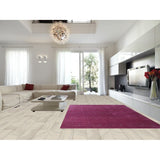 Purple Tribal Gabbeh Indian Area Rug Handmade Wool Carpet - 8'9"x 11'7"