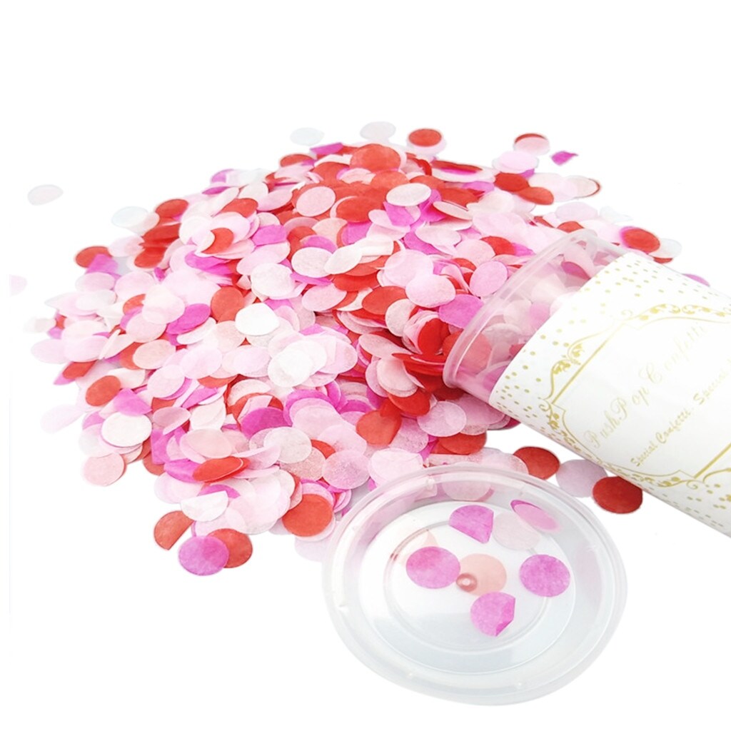 Push- Confetti For Create Atmosphere Such As Weddings And Parties
