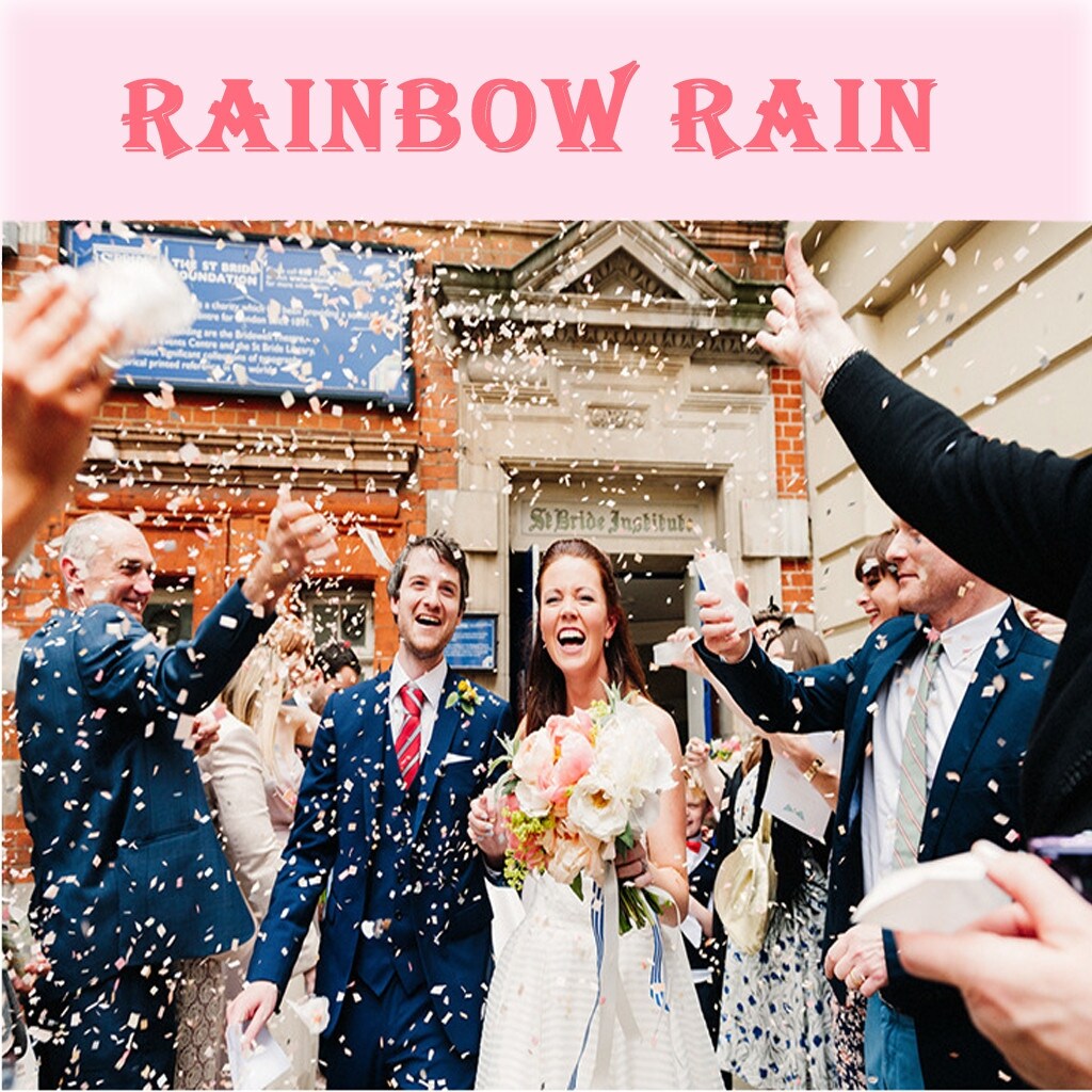 Push- Confetti For Create Atmosphere Such As Weddings And Parties