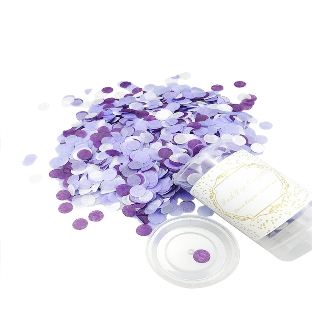 Push- Confetti For Create Atmosphere Such As Weddings And Parties