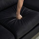 Pushback Chair Shape Four Seats with Footstool Plaid Fleece Diamond Electroplated Gold Triple Leg Indoor Modular Sofa