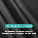 Outdoor Oxford Cover for Pyramid Propane Gas Patio Heater - Fit for 19.68*19.68*89.37 Heater
