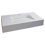 Pyramid Solid Surface Wall Mounted Sink