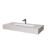Pyramid Solid Surface Wall Mounted Sink