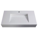 Pyramid Solid Surface Wall Mounted Sink