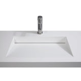 Pyramid Solid Surface Wall Mounted Sink