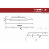 Pyramid Solid Surface Wall Mounted Sink