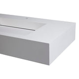 Pyramid Solid Surface Wall Mounted Sink