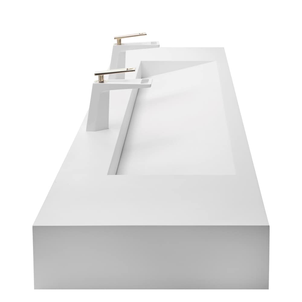 Pyramid Solid Surface Wall Mounted Sink