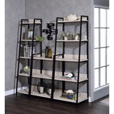 Q-Max 16" L Five-tire shelf Rectangular Leaning-Ladder Bookshelf