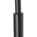 Q-Max Modern 81" Tall Standing Adjustable Arched Floor Lamp with Double Drum Shade and Marble Base
