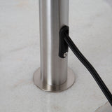 Q-Max Modern 81" Tall Standing Adjustable Arched Floor Lamp with Double Drum Shade and Marble Base