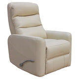 Q-Max Manual Swivel Glider Recliner Articulating Headrest