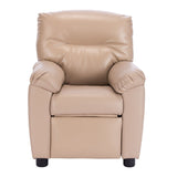 Q-Max Modern Kids Recliner Sofa Chair with Pillow Top Armrest and Footrest
