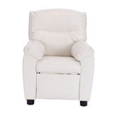 Q-Max Modern Kids Recliner Sofa Chair with Pillow Top Armrest and Footrest