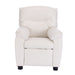 Q-Max Modern Kids Recliner Sofa Chair with Pillow Top Armrest and Footrest