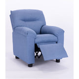 Q-Max Modern Kids Recliner Sofa Chair with Pillow Top Armrest and Footrest