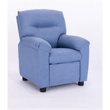 Q-Max Modern Kids Recliner Sofa Chair with Pillow Top Armrest and Footrest