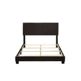 Q-Max Selected Faux leather Materials Sleek Straight Lines Queen Bed