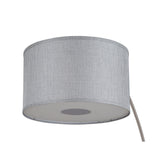 Q-Max 81" Steel Adjustable Arching Floor Lamp With Extra Large Shade and Marble Base