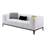 Q-Max Top grade Leatherette Sofa with Metal Legs