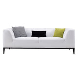 Q-Max Top grade Leatherette Sofa with Metal Legs