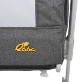 Qaba Bassinet Baby Folding and Adjustable Baby Crib for 0-5 Months with Easy Moving Wheels & 5 Height Levels