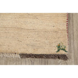 Qashqai Gabbeh Shiraz Hand Knotted Persian Modern Area Rug - 4'3" x 3'2"