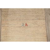 Qashqai Gabbeh Shiraz Hand Knotted Persian Modern Area Rug - 4'3" x 3'2"