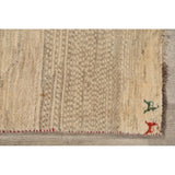 Qashqai Gabbeh Shiraz Hand Knotted Persian Modern Area Rug - 4'3" x 3'2"