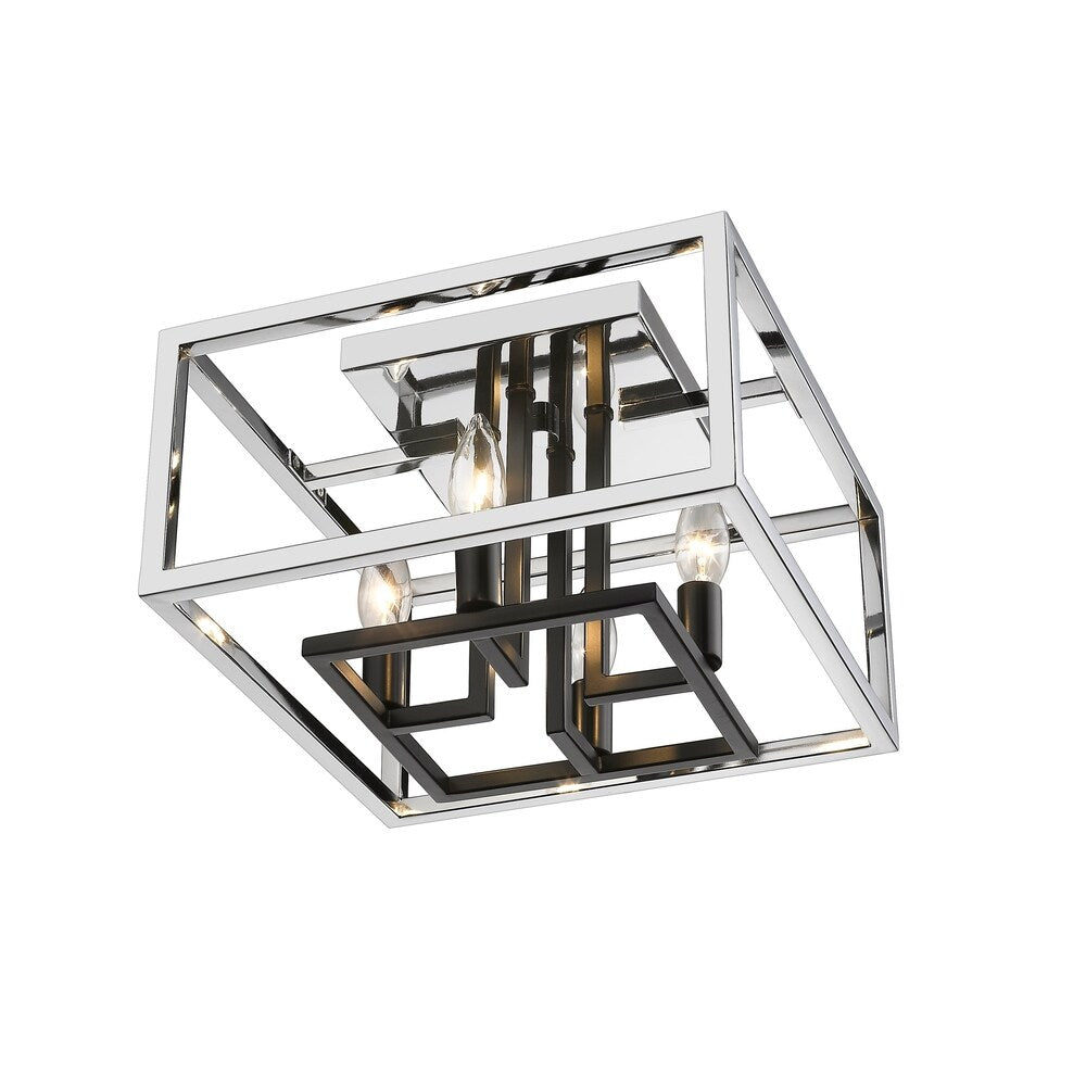 Quadra 4 Light Flush Mount