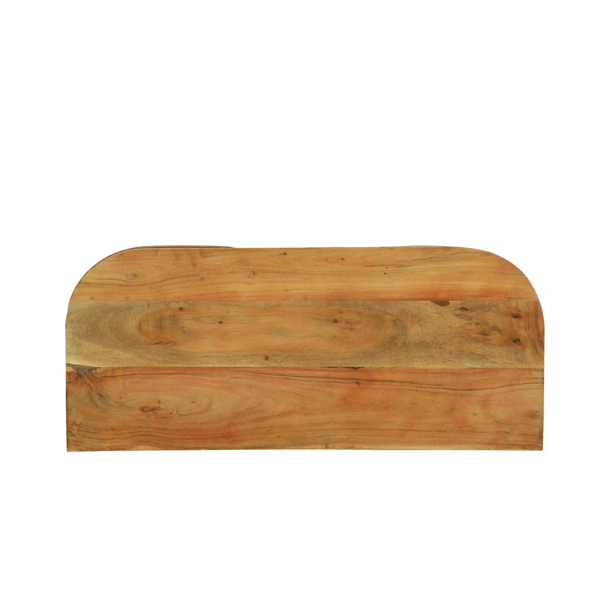 Quarrier Acacia Wood and Cane 3 Shelf Bookcase by Christopher Knight Home