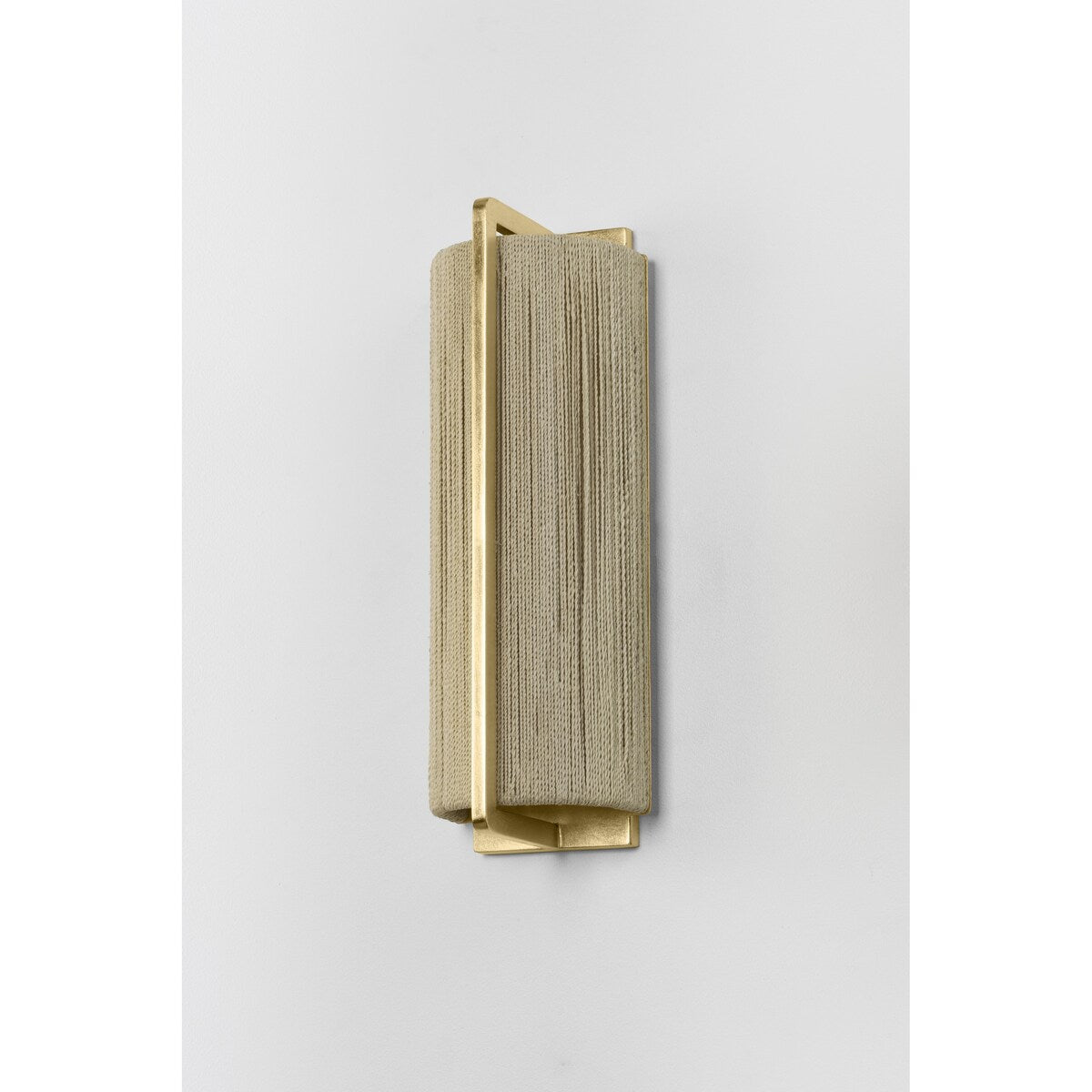 Quebec 16.25" High Gold Leaf Wall Sconce