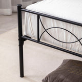 Queen Bed Frame with Headboard Heavy Duty Metal Platform Bed Frame, Noise Free Beds