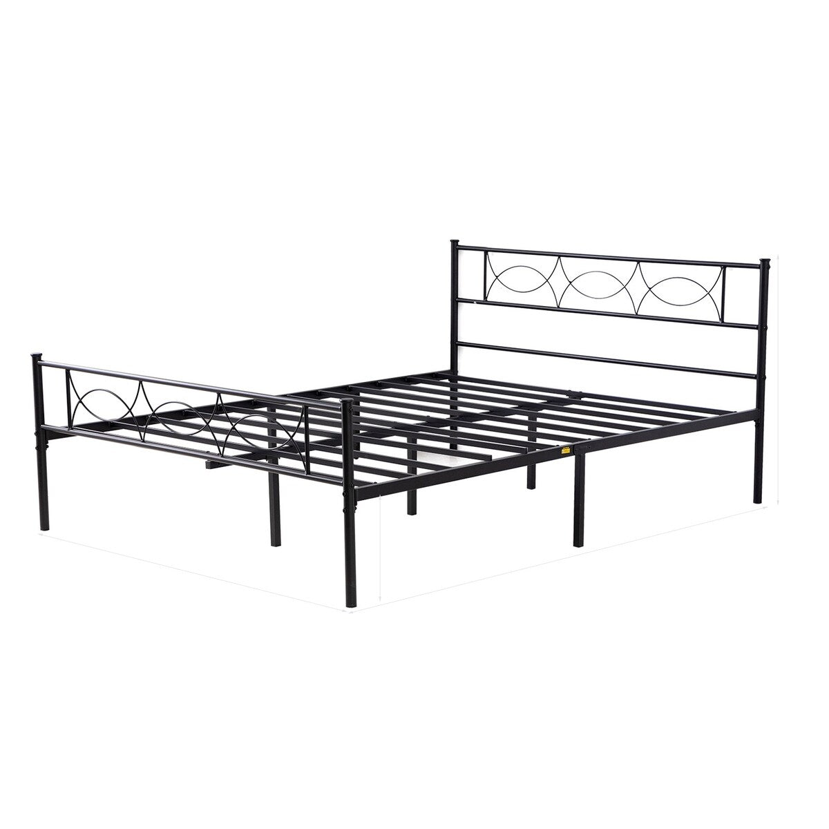 Queen Bed Frame with Headboard Heavy Duty Metal Platform Bed Frame, Noise Free Beds